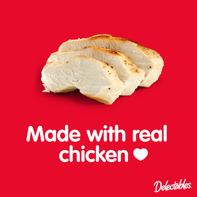 Made with real chicken