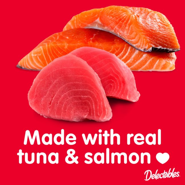 Made with real tuna & salmon